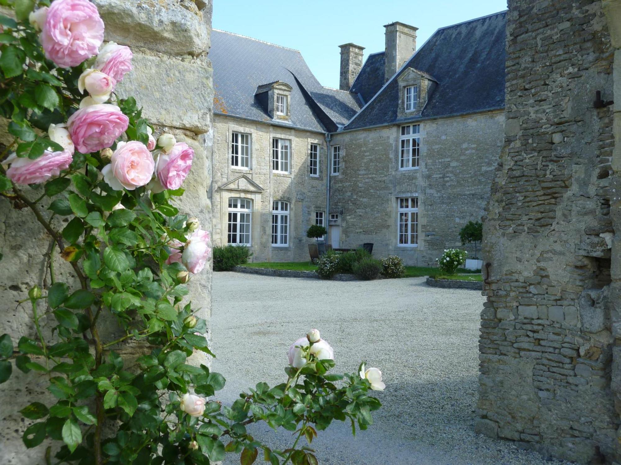 Manoir De L'Hermerel Gefosse-Fontenay Bagian luar foto