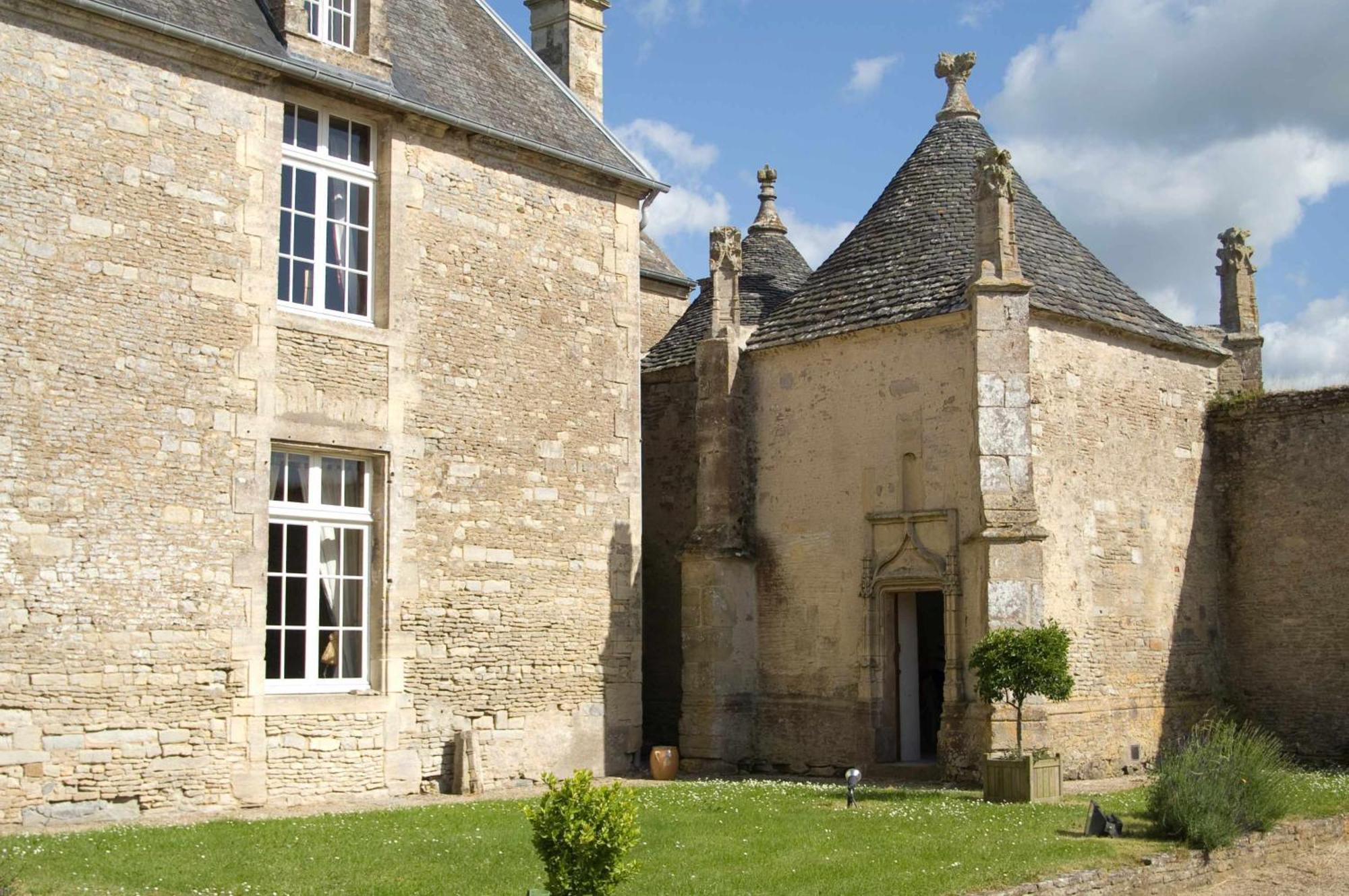 Manoir De L'Hermerel Gefosse-Fontenay Bagian luar foto